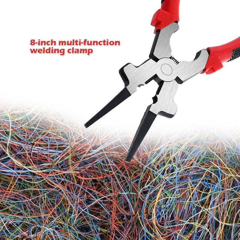 Multi-purpose MIG Welding Pliers Carbon Steel Anti-slip Handle Clamp Forcep