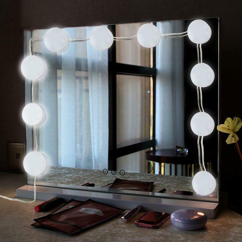 Led Vanity Mirror Lights Kit With Dimmable Light Bulbs,Lighting Fixture Str O4F5