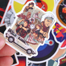 50Pcs Back To The Future Skateboard Anime Movie Stickers Laptop Luggage Deca&+