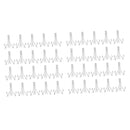 40pcs Sturdy Steady Ceramics Plate Bowls Samples Easel for Closet Rack