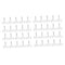 40pcs Sturdy Steady Ceramics Plate Bowls Samples Easel for Closet Rack