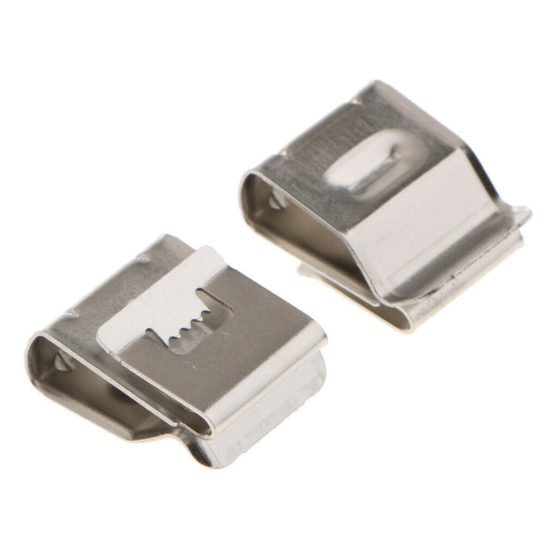 100x Stainless Steel Solar Cable Clips Management PV Wire Clip Fastener