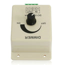 Knob Control LED Dimmer DC 12V 8A Adjustable Single Color Lamp Bulb Strip  FWE