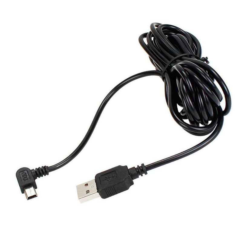 2 X 3.5m USB MINI 5Pin Right Angle Male to USB 2.0 A Male Plug Cable Lead
