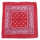 5pcs Unisex Cotton Double Sided Paisley Cowboy Bandana Head Wrap Headband