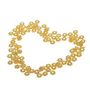 600pcs 4mm Flower Snowflake Rondelle Spacers Beads Jewellery Making Findings