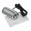 50W Stainless Steel 27LED Blue Underwater Pontoon Marine Boat Transom Light R6S8