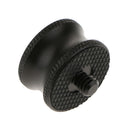1/4"-3/8" Male to Female Screw Adapter Convert Plate for Tripod Camera Black