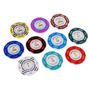 10pcs Clay Chips Games Coins Board Games Props Casino Style Games Party Bar