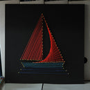 Nail String Art Ship Picture for Home Wall Decor Adults Valentines Day Gift