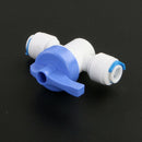 Ball Valve for RO Water Tank Quick Connect Fitting 1/4" Reverse Osmosis Filter