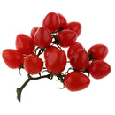 Red &Yellow Artificial Cherry Tomatoes Faux Lifelike Simulation Fruit