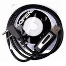 USB Programming Cable&CD for Baofeng/Pofung UV-5R UV-82 GT-3 888s TEN4 F9+ Radio