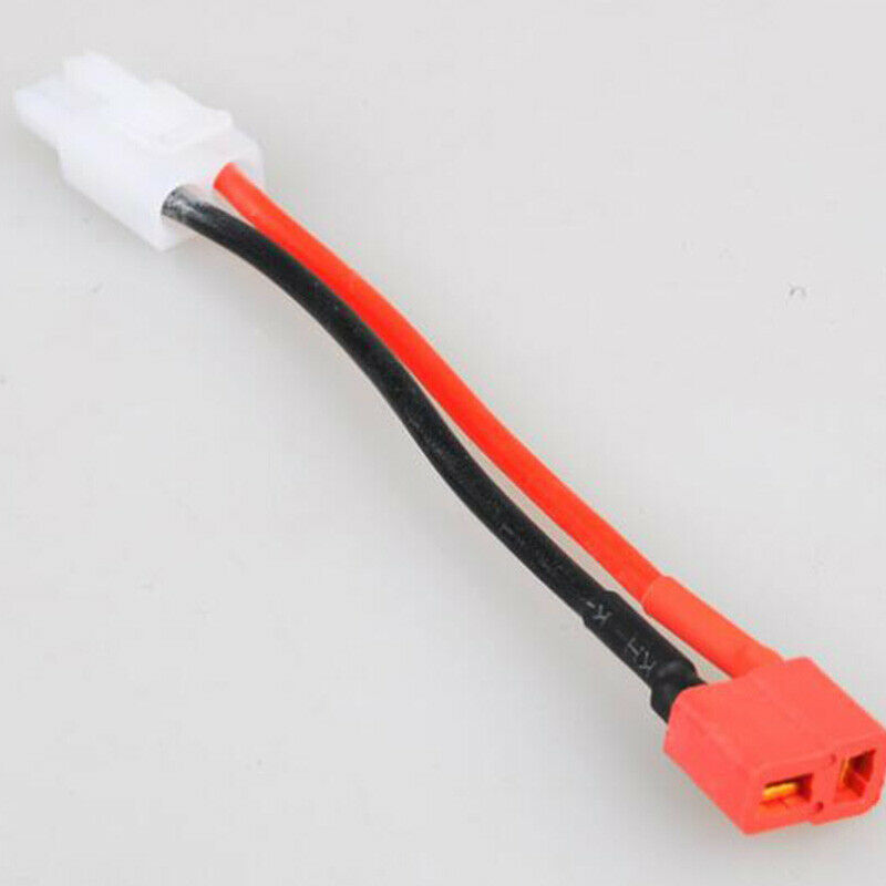 Charging Adapter T Male Plug to Female Tamiya Head Male for RC D Car Lipo BaY6K5