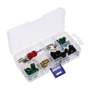 71pcs/set A/C Rubber Gasket+ AC Valve Core+ Remover Tool Assortment Kit