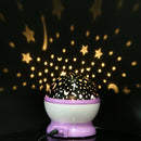 Rotation Star Sky Kid Luminous Light Lamp Night Projector Romantic Decorati
