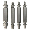 1 Set 4 PCS Screw Extractor Drill Bits Remover Out Stud Tools