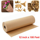 30m Kraft Wrapping Paper Roll (Jumbo Roll) | Recycled Material | Multi-use: