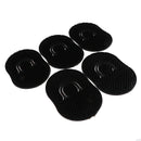 5pcs Hair Brushes Beard Shampoo Pocket Comb Scalp Massager Brush for Travel