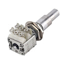 Guitar Mini Dual Pots Stacked Potentiometer W/ Center Detent B50K