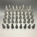 52x Icing Piping Set Pastry Fondant Cake Decorating Sugarcraft Nozzle Tip  XEX