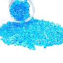 Bag of Aquarium Glass Mini Stones Fish Tank Gravel Sand Decoration Rock-Blue