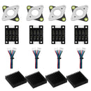 NEMA17 Stepper Motor TL-Smoothers + Vibration Dampers+ Heatsink + Connect Wires