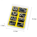 Intellectual Challenge Metal Puzzles 9-Ring Series Unwinding Unbuttoni FBC