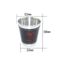 4pcs/lot 70ml Outdoor Camping Cups Set Picnic Supplies Stainless Steel Wine Cup*