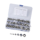 Set Of 175 Stainless Steel M3  M5 M6 M8 M10 M12 Nylon Insert
