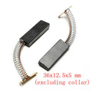 2PCS Washing Machine Carbon Brushes for NEFF SIEMENS 36x12.5x5 mm(1 PAIR) WL BX