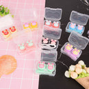 Lovely S multicolor mini portable contact lens case holder contact lenses boxeM&