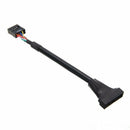 USB 3.0 20Pin Male to Motherboard USB 2.0 9Pin Female Converter Cable Adapter^