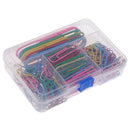 Pack of 250 Medium Jumbo Large Coloured Paper Clips Office School Stationery