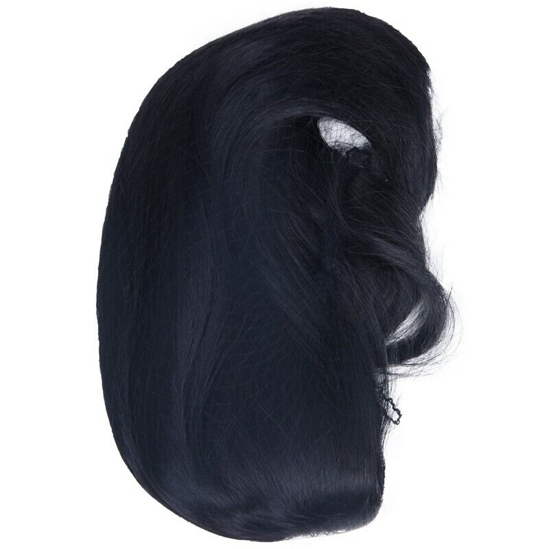 Europe And America Ladies Wig Black Short Straight Hair Split Bobo Wave Hea V8L1