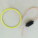 60MMCar 12V COB LED CCFL  Rings Angel Eyes DRL Fog Light Head Lamp White