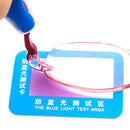 10Pcs/set Anti Blue Light Purple Test Card For Glasses Reusable Polarized Test3C
