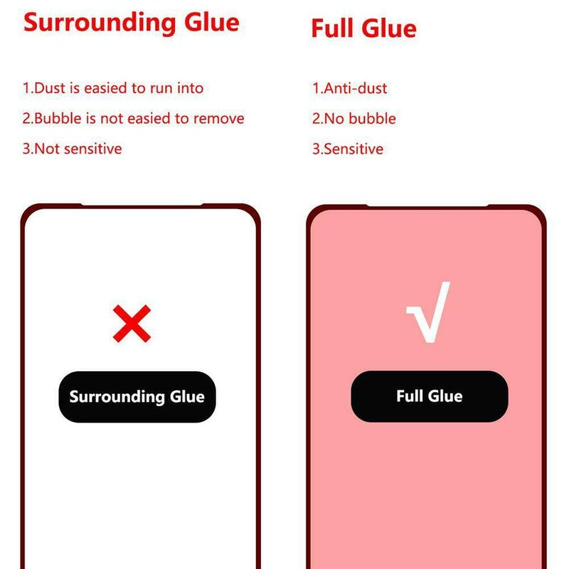 Hat-Prince For Redmi Note 8 Pro 2.5D 9H Tempered Glass Screen Full Cover Film
