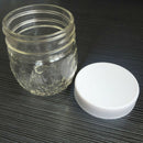 25Pcs Plastic Storage Caps Lids for Standard Regular Mouth Jar 70mm