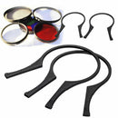 2pcs Lens Filter Wrench Removal Tools Spanner Pliers 49mm 52mm 55mm 58mm M&E