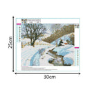 5D DIY Four Season Scenery Full Drill Diamond Painting Embroidery Craft(D)