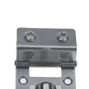 Stainless Double Clamp Shower Hinges 180 Degree Glass Door Cabinet Kitchen  JR