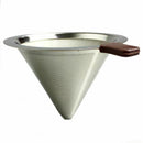 Reusable Stainless Steel Coffee Filter Baskets Permanent Use Free Filter Pa F7N1