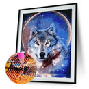 5D DIY Round Drill Diamond Painting Wolf Cross Stitch Embroidery (A) L834
