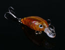 5pcs Plastic Set of Fishing Lures Bass CrankBait Hard Crank Bait Minnow 4.5cm/4g