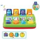 Interactive Pop-Up Animal Music Toys, Active Toys and Light, Animal Sounds,