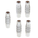 5 Pcs High-quality Male/Female XLR to RCA female Adapter Audio Connector