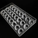 DIY Moon Shaped Polycarbonate Chocolate Molds,Baking And Pastry Tools Plast