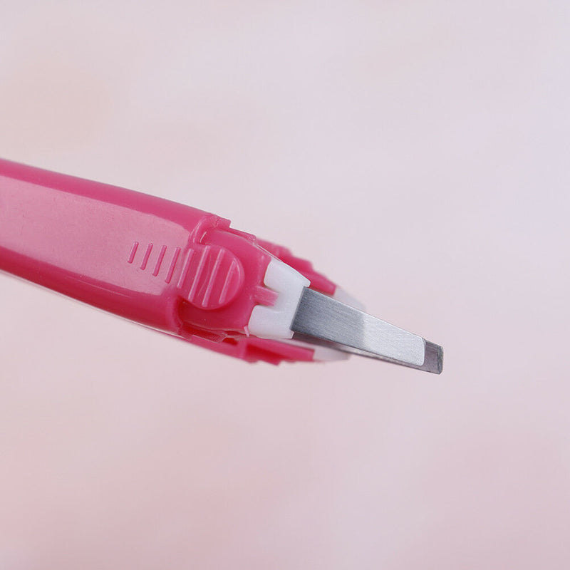 Matically retractable non-slip cosmetic eyebrow tweezers hair removal M&O FT
