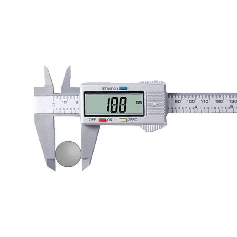 150mm LCD Digital Electronic Carbon Fiber Vernier Caliper Gauge Micrometer